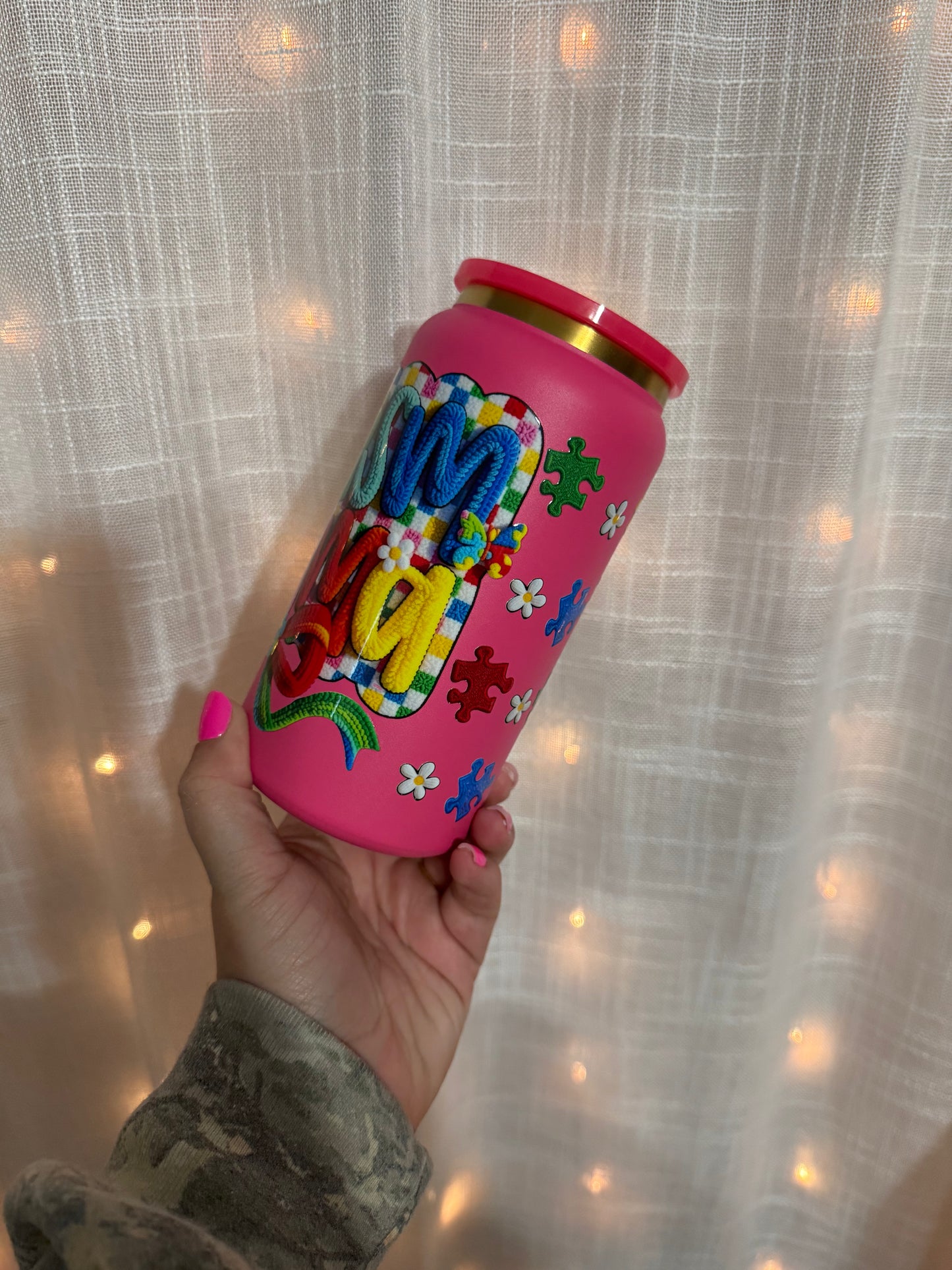 Autism Mama 16 Oz Libby