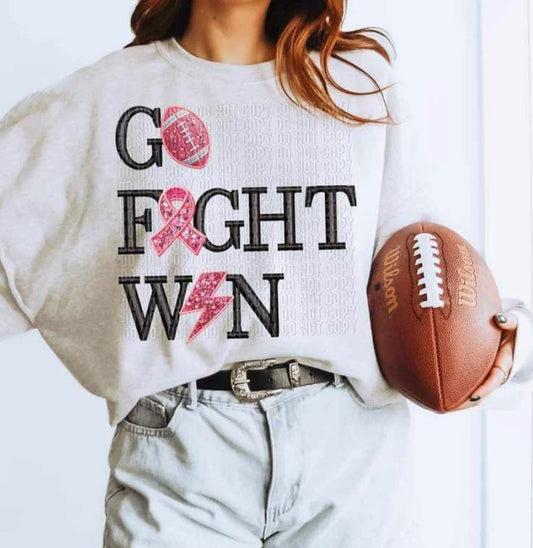 Go Fight Win Ribbon