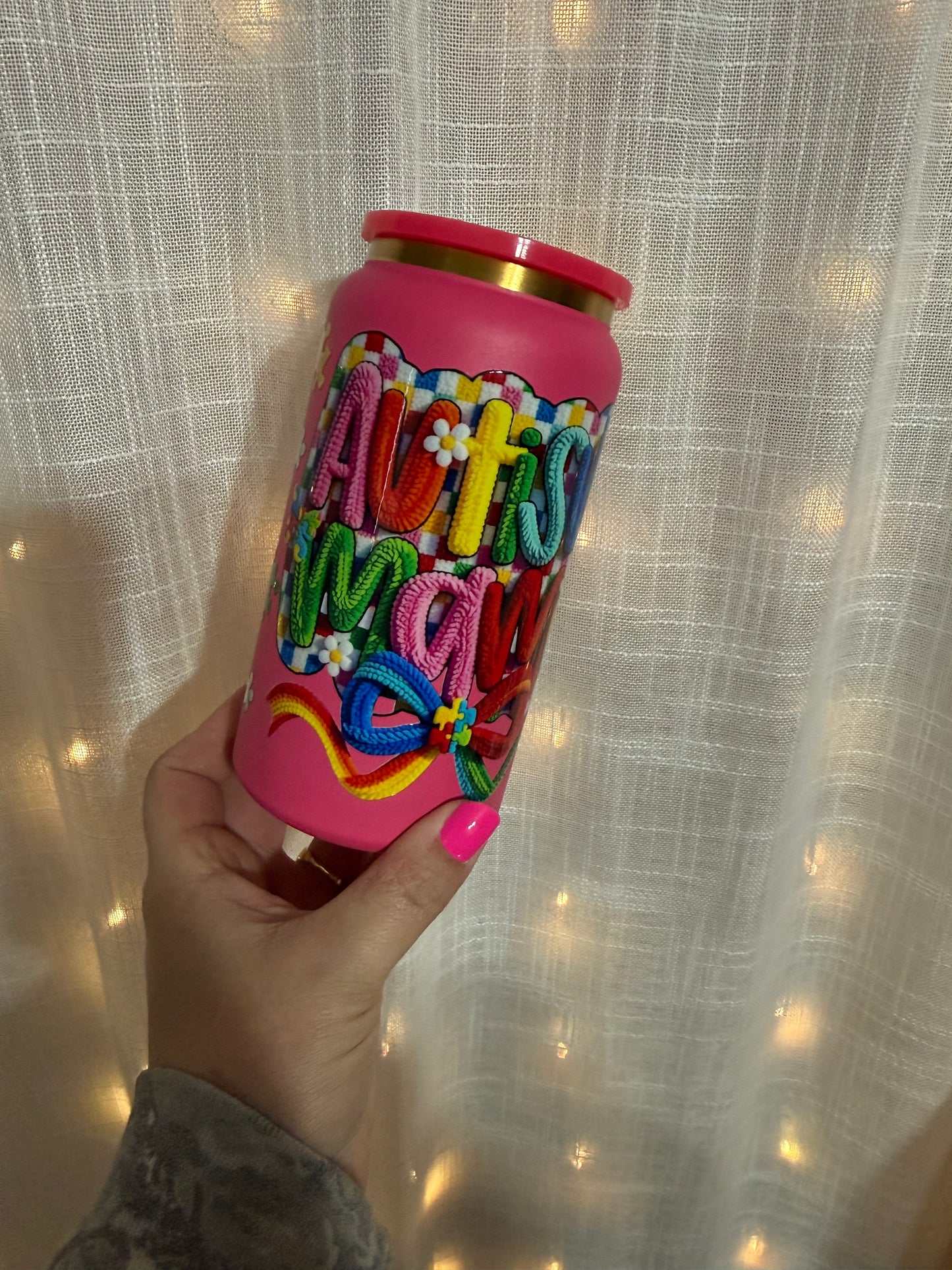 Autism Mama 16 Oz Libby