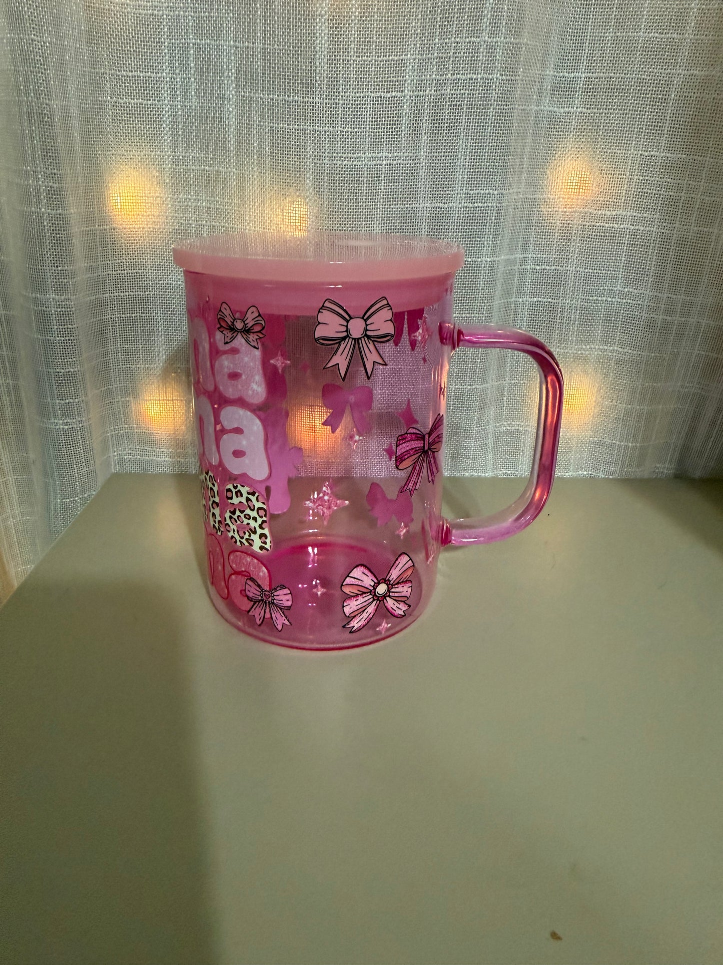 Stacked Mama 16 Oz Glass Mug