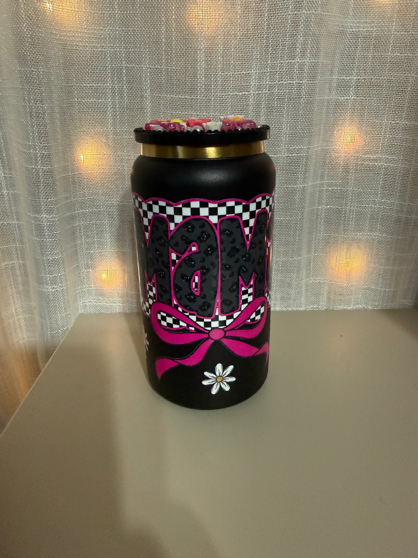 Mama Bow 16 Oz Stainless Libby