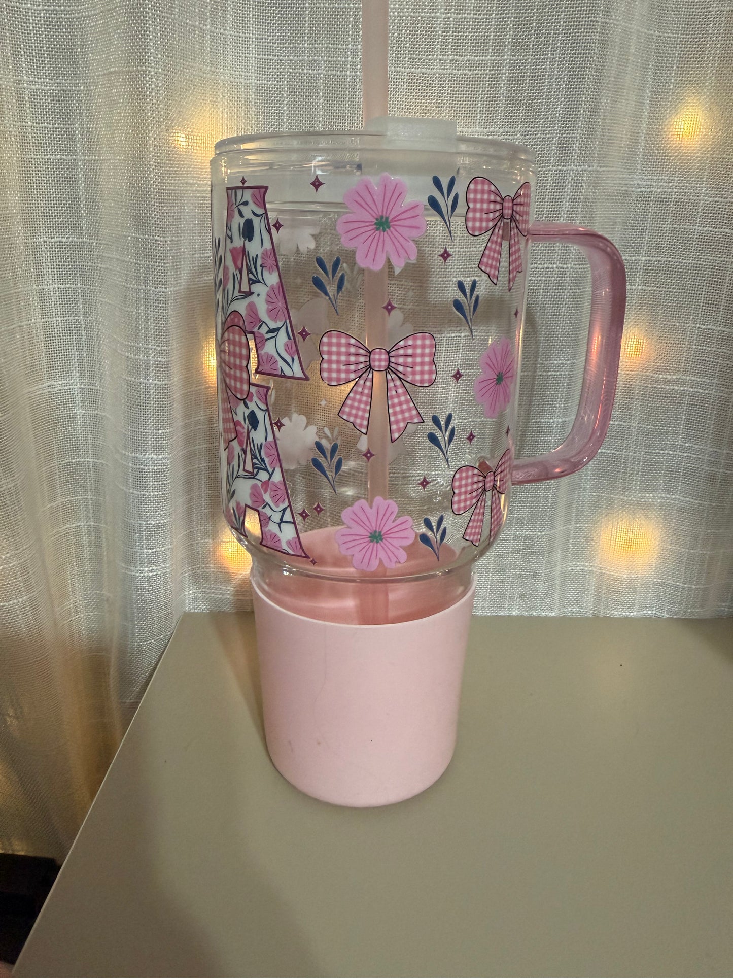 Pink Mama 30 Oz Glass