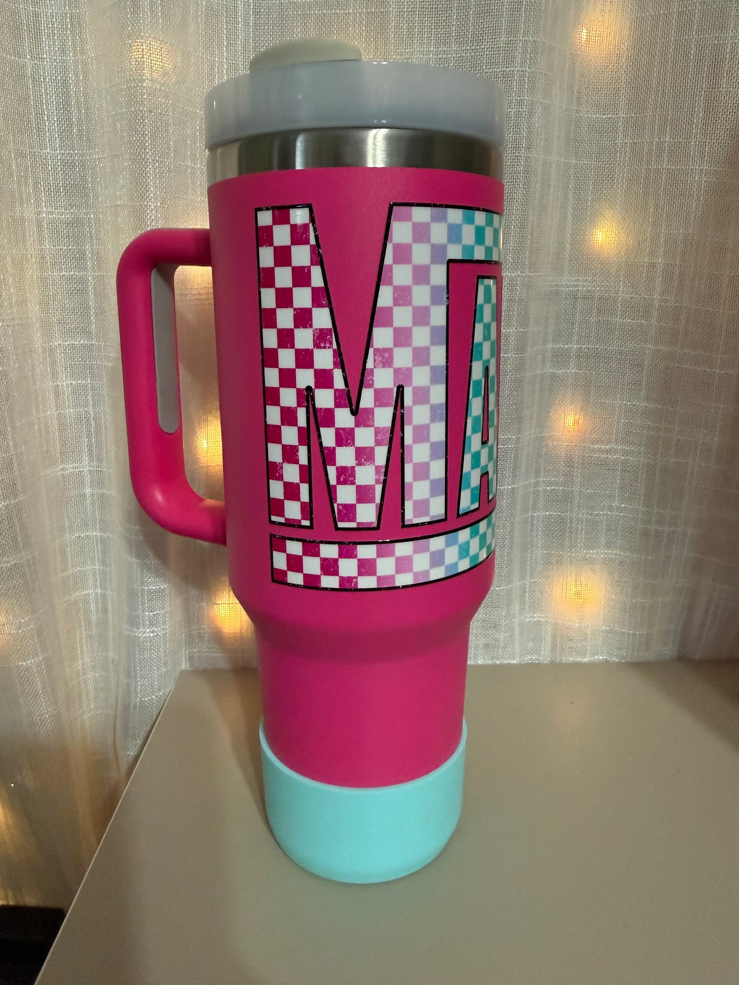 Checkered Mama 40 Oz