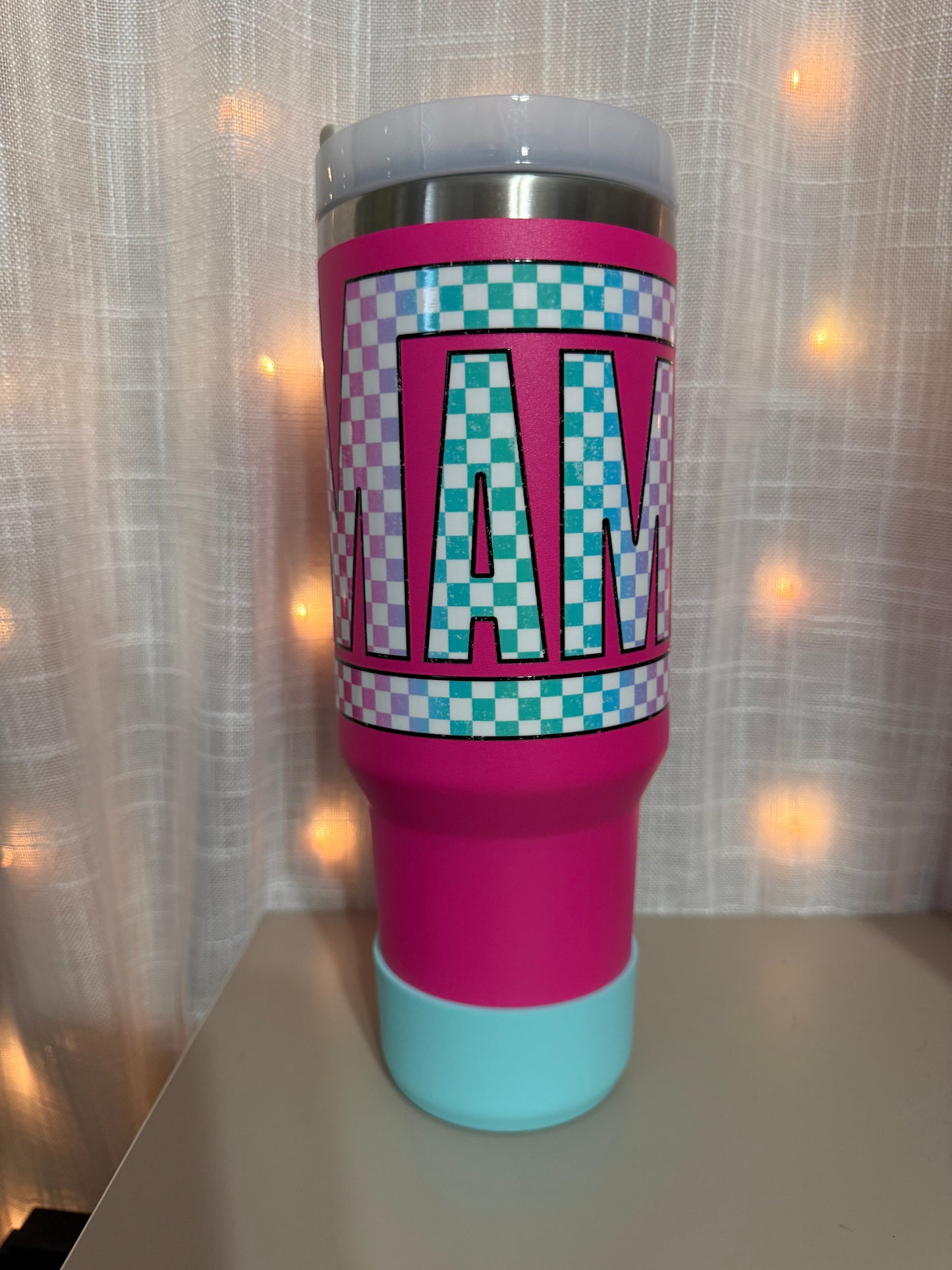 Checkered Mama 40 Oz